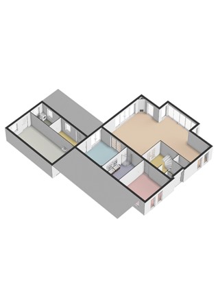 Floorplan - Schuttersveld 7, 7035 DT Kilder